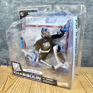 2003 Nikolai Khabibulin McFarlane Series 6 Figure Tampa Bay Lightning Jersey
